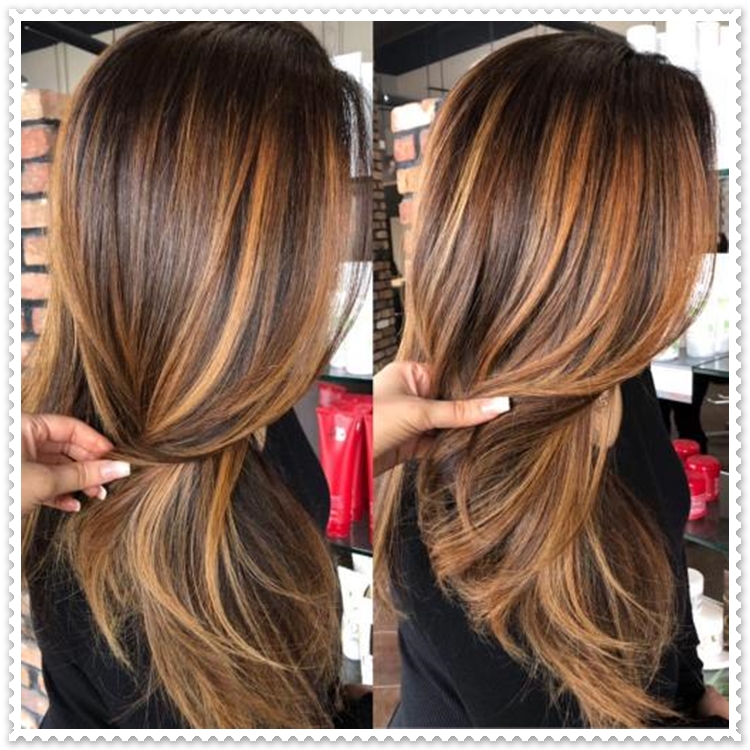 Sarı ve kahve saç boyası karışımı